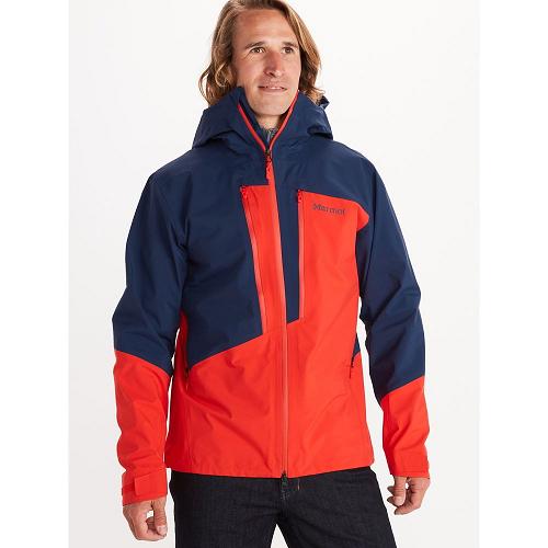 Marmot Huntley Rain Jacket For Mens Navy HEQ581670